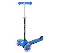 EVO Light-Up Mini Cruiser Scooter for Kids Ages 2-4 | 3-Wheel Kick Scooter with LED Wheels & Adjustable Handlebar | Balance Push Ride-On for Boys & Girls