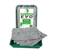 EVO Recycled 5 Evo Natural Fibre Absorbent Pads With 41X31Cm Drip Tray - Absorbs Approx. 4Lit