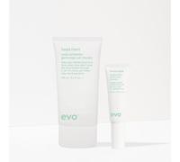 Evo Scalp Exfoliate & Soothe Bundle - Exfoliating Scrub (150ml) & Leave-On Serum (30ml) - Removes Buildup, Refreshes & Soothes Dry & Flaky Scalp - Full Size