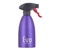 Evo Stainless Steel Oil Sprayer Non-Aerosol for Olive Cooking Oils, 16oz, Purple