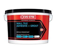 Evo-Stik 30812624 Mould Resistant Wall Tile Adhesive & Grout 5 Litre Evo416536