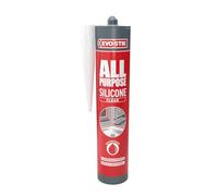 Evo-Stik 30613626 112896 All Purpose Flex Silicone Sealant Clear C20