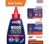 EVO-STIK D3 Wood Glue 125ml - Versatile, Fast Drying & Water-Resistant Adhesive