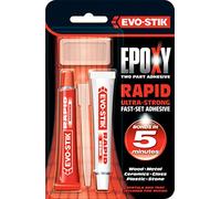 Evo-stik Epoxy Rapid (5 Min.) 2 x 15ml Tubes EVO30613667