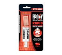 EVO-STIK Expoxy Rapid Syringe Pale Yellow - 25ml Syringe Solvent-Free
