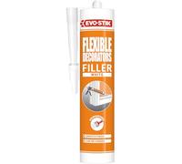Evo-Stik 30613342 Decorators Flexible Acrylic Filler White C20