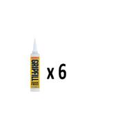 Evo-Stik Gripfill Gap Filling Solvent Free Cartridge 350Ml Pack Of 6