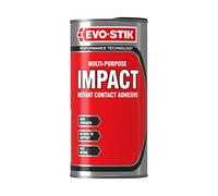 EVO-STIK Impact Adhesive, Multipurpose, High-Strength Adhesive, Bonds Instantly on Contact, Fast Drying, 500ml Tin