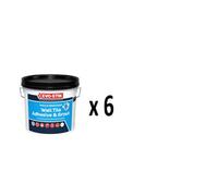 Evo-Stik Mould Resist Wall Tile Adhesive & Grout White 1L Pack Of 6