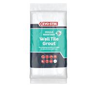 Evo-Stik 30812723 Wall Tile Grout Mould Resistant White 1.5Kg