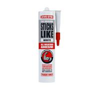 EVO-STIK Sticks Like Adhesive, All Weather, Extreme Temperature & Movement Resistant, Colour: White, Size: 290ml