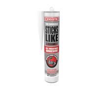 EVO-STIK Sticks Like Adhesive Clear - 290ml - All Weather - Extreme Temperature & Movement Resistant (Pack of 6)