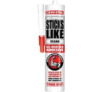 EVO-STIK Sticks Like Adhesive Clear - 290ml - All Weather - Extreme Temperature & Movement Resistant