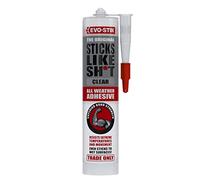 EVO-STIK Sticks Like Sh*t Adhesive, All Weather, Extreme Temperature & Movement Resistant, Clear, 290ml