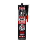 EVO-STIK Sticks Like Sh*t Turbo Adhesive White - 290ml - All Weather - Fast Setting - Extreme Temperature & Movement Resistant