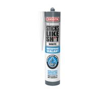 EVO-STIK Sticks Like Sh*t Waterproof Sealant, All-Purpose, Mould resistant, Colour: White, Size: 290ml