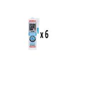 Evo-Stik Sticks Like Waterproof Sealant Clear 290Ml Pack Of 6