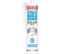 EVO-STIK Stops Mould Dead Silicone Sealant White -