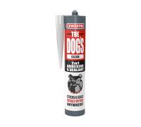 EVO-STIK THE DOG'S Adhesive & Sealant Clear - 290ml - Solvent Free - High Strength - Multi-purpose and Waterproof