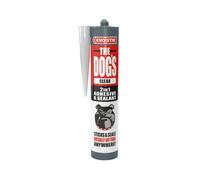 Evo-Stik The Dog's Clear Weatherproof Skirting Board Grab Adhesive & Sealant 404G, Volume 290Ml