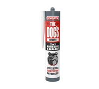 EVO-STIK THE DOG'S Hybrid Adhesive & Sealant - 2-in-1, Paintable, Waterproof, UV Resistant - For Interior & Exterior Use - White - 290ml