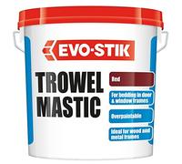 EVO-STIK Trowel Mastic Red -10kg Traditional Ready-to-Use Sealant for Window & Door Frames - Overpaintable & Durable