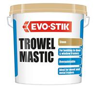 EVO-STIK Trowel Mastic - Traditional Ready-to-Use Sealant for Window & Door Frames | Overpaintable & Durable |Stone 10kg