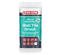 Evo Stik Wall Tile Grout Mould Resistant White - 500g - Fast Setting