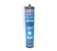 EVO-STIK White for Life White - Shower & Bathroom Sealant - Stops Mould - Stays Looking New