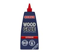 EVO-STIK Wood Glue - Exterior, Weatherproof, Extra Strong, Fast Setting, Suitable For All Wood Types, Dries Clear, 1L