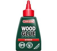 EVO-STIK Wood Glue 50ml - Interior - Extra Strong & Fast Setting - Suitable For All Wood Types - Dries Clear