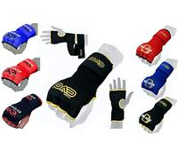 Evo Training Boxing Bag Inner GEL Gloves MMA Grappling Hand wraps Martial Arts Fist Protector Bandages Mitts (Blue, Large/XL)