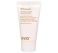 evo Überwurst Shaving Creme - Calming Foam Cream Protects Against Friction, Burning, Cuts & Redness from Shaving - Soothing, Soft Touchable Skin - Travel Size, 30ml / 1.01fl.oz