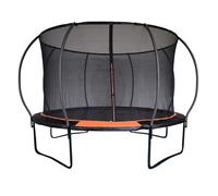 Evo-X Family Trampoline With Safety Zip Netted Enclosure, Premium Outdoor Bouncer Easy Assembly Ideal for Kids and Adults,10 ft