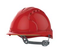 Evo3 helmet Red, Vented, Slip Ratchet