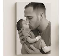 EvoArtPrints Personalised Canvas Prints | Custom Photo Gifts for Family, Pets & Special Occasions | Wall Art Décor (45L x 30W x 2H cm)