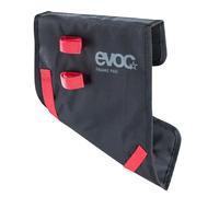EVOC FRAME PAD for maximum protection during transport (protects against scratches, suitable for head tube length up to 26 cm, mounting with plug-in buckles, height adjustable, unisex), black