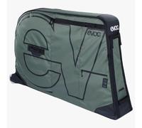 EVOC BIKE BAG lightweight bicycle transport bag (bicycle case with wheels for road, gravel, XC, FR, enduro, DH, ≤29" bikes; with BIKE BLOCK for stable standing; max. wheelbase 126 cm), dark olive