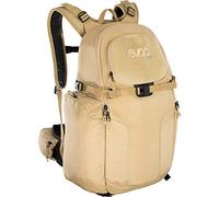 EVOC CP 18l Outdoor Camera Backpack for professional photo equipment (padded, ergonomic carrying system, strap system for ice axes, skis, snowboard or tripod, incl. rain cover), Heather gold
