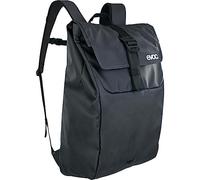 EVOC DUFFLE BACKPACK 26 Backpack for everyday and on the go (waterproof, 100% PVC-free, lid with aluminium hook closure, side compartment for laptop, detachable chest strap), Carbon Grey