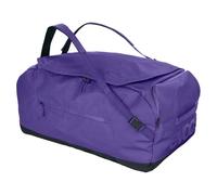 EVOC Duffle Bag 100 Waterproof Travel & Equipment Bag (Travel Bag with Removable Carrying Strap, Separate Outer Pocket, universally Applicable & Lockable, PVC-Free, Size L), Violet - Black