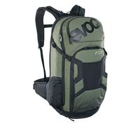 Evoc FR Tour E-Ride Protector Backpack - Dark Olive / Black / M-L