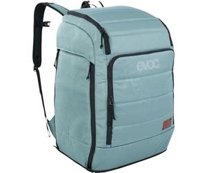 EVOC GEAR BACKPACK 60 All-in-one outdoor backpack, snow backpack (quick access, 2 main compartments, side zip compartment, ergonomic shoulder straps, reinforced bottom construction), Steel/Grey