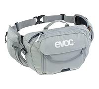 EVOC Hip Pack 3 Hip Bag, Stone Grey | Hip bag, 3l capacity, AIRFLOW CONTACT SYSTEM, adjustable hip belt, VENTI FLAP system