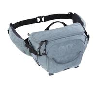 EVOC Hip Pack Capture 6, Hip Bag (for Compact System Cameras, efficient Back Ventilation, Elastic Side Pockets, Organiser compartments, Dimensions: 14 x 20 x 31 cm, Volume: 6 l), Steel