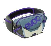 EVOC Hip Pack PRO 3, Hip Bag (AERO Flex Hip Belt, Bum Bag with AIR Flow Contact System, mesh Material, Tool Compartment, Perfect Bike Accessory for Trail Lovers), Steel - Violet - Dark Olive