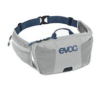 EVOC Hip Pouch 1 Hip Bag, Fanny Pack, Hip Pouch for Bike Tours & Trails (1 l Capacity, AIR PAD System for Optimum Wearing Comfort, 2 Hip Belt Pockets, 2 Additional Pockets), Stone Grey