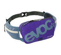 EVOC Hip Pouch Hip Bag, Bum Bag (Lightweight Belt Bag with Multiple compartments, Cycling Accessory with AIR PAD System, Individually Adjustable), Steel - Violet - Dark Olive
