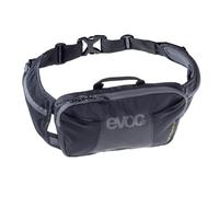 EVOC Hip Pouch 1 Hip Bag, Fanny Pack, Hip Pouch for Bike Tours & Trails (1 l Capacity, AIR PAD System for Optimal Wearing Comfort, 2 Hip Belt Pockets, 2 Additional Pockets), Black