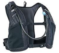 EVOC HYDRO PRO 1,5 + 1,5l HYDRATION BLADDER, hydration backpack for cycling, hiking or jogging, (extra light, two NUTRITION COMPARTMENTS, one chest strap pocket, 1,5l camel pack), Black